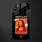 sassy mona lisa glass case for vivo v20 se image