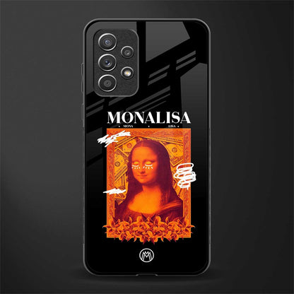 sassy mona lisa glass case for samsung galaxy a52 image