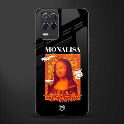 sassy mona lisa glass case for realme narzo 30 5g image