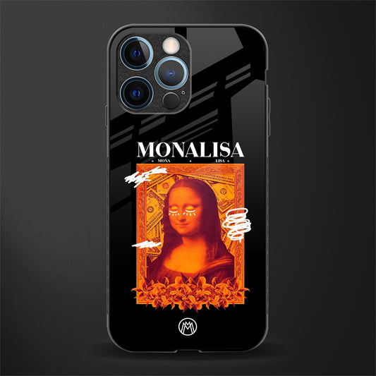 sassy mona lisa glass case for iphone 12 pro image