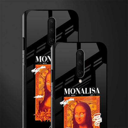 sassy mona lisa glass case for oneplus 7 pro image-2