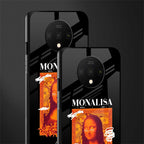 sassy mona lisa glass case for oneplus 7t image-2