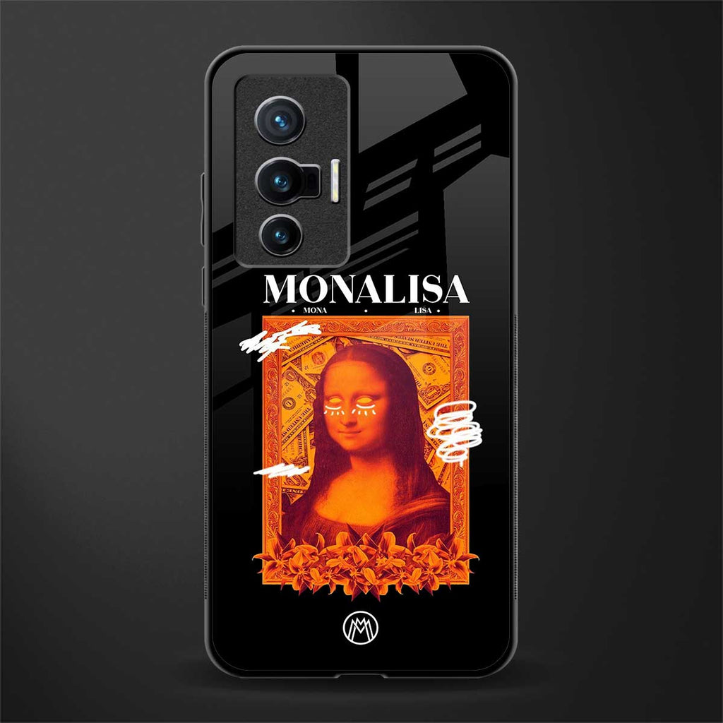 sassy mona lisa glass case for vivo x70 image