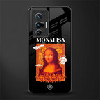 sassy mona lisa glass case for vivo x70 image