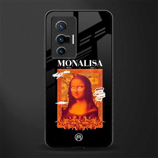 sassy mona lisa glass case for vivo x70 image