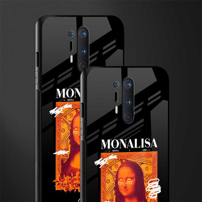 sassy mona lisa glass case for oneplus 8 pro image-2