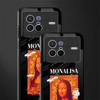 sassy mona lisa glass case for vivo x80 image-2