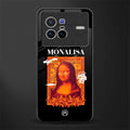 sassy mona lisa glass case for vivo x80 image