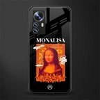 sassy mona lisa back phone cover | glass case for xiaomi 12 pro