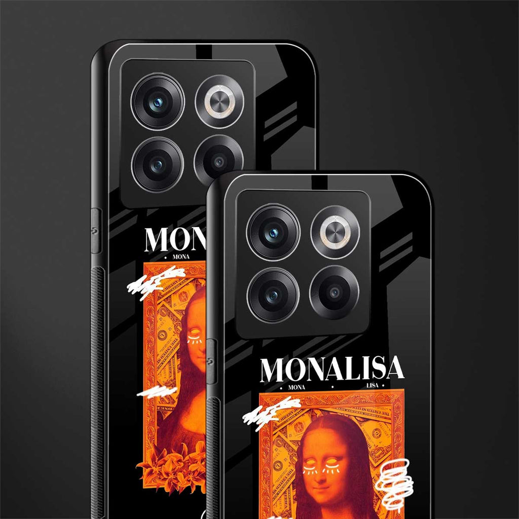 sassy mona lisa back phone cover | glass case for oneplus 10t