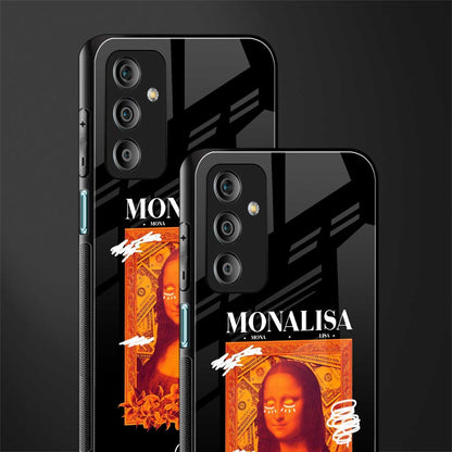 sassy mona lisa back phone cover | glass case for samsung galaxy f23 5g