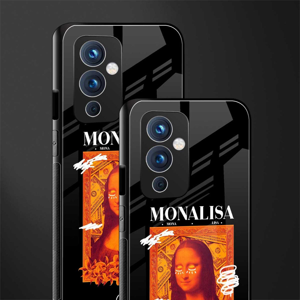 sassy mona lisa back phone cover | glass case for oneplus 9
