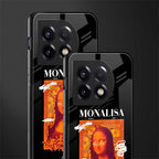 sassy mona lisa back phone cover | glass case for oneplus 11