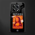 sassy mona lisa back phone cover | glass case for oneplus 11
