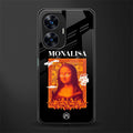 sassy mona lisa back phone cover | glass case for realme c55