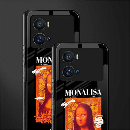 sassy mona lisa back phone cover | glass case for iQOO 9 Pro