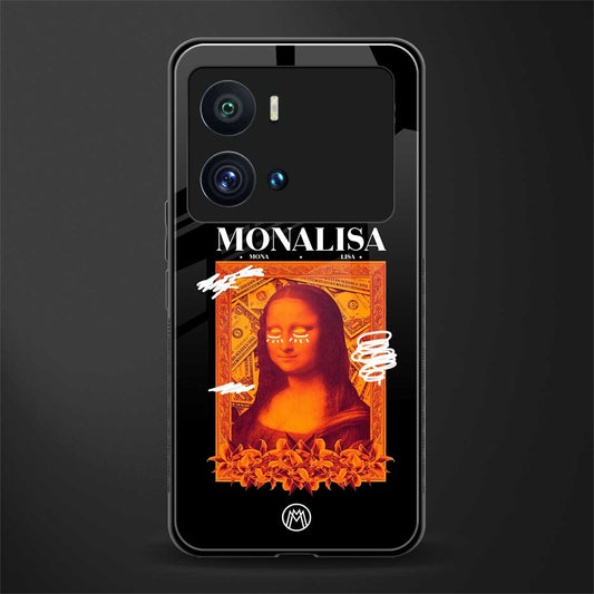 sassy mona lisa back phone cover | glass case for iQOO 9 Pro