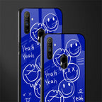 sassy smiley faces glass case for realme narzo 10a image-2