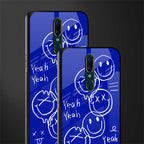 sassy smiley faces glass case for oppo a9 image-2