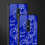 sassy smiley faces glass case for vivo v17 pro image-2