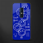 sassy smiley faces glass case for vivo v17 pro image