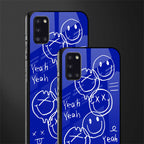 sassy smiley faces glass case for samsung galaxy a31 image-2