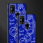 sassy smiley faces glass case for samsung galaxy m31 prime edition image-2