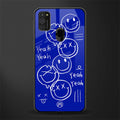sassy smiley faces glass case for samsung galaxy m21 image