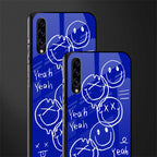 sassy smiley faces glass case for samsung galaxy a50s image-2
