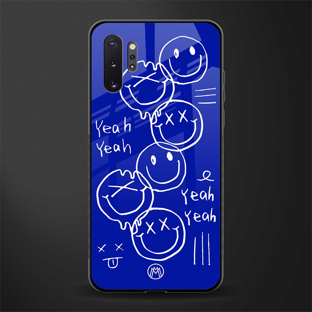 sassy smiley faces glass case for samsung galaxy note 10 plus image