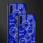 sassy smiley faces glass case for samsung galaxy a70 image-2