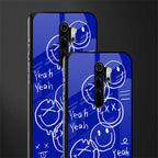 sassy smiley faces glass case for redmi note 8 pro image-2