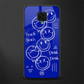 sassy smiley faces glass case for redmi note 9 pro image