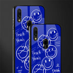 sassy smiley faces glass case for redmi note 7 image-2