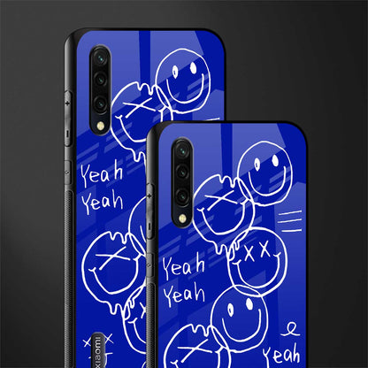 sassy smiley faces glass case for mi a3 redmi a3 image-2