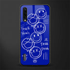 sassy smiley faces glass case for mi a3 redmi a3 image