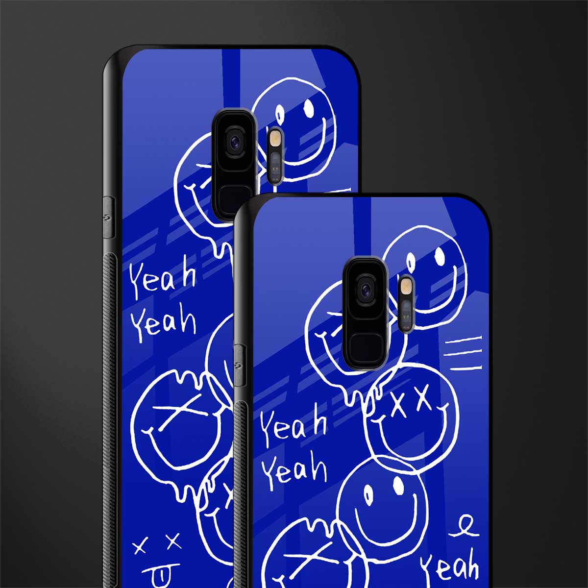 sassy smiley faces glass case for samsung galaxy s9 image-2