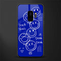 sassy smiley faces glass case for samsung galaxy s9 image
