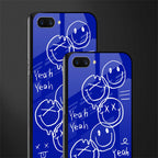 sassy smiley faces glass case for realme c1 image-2