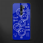 sassy smiley faces glass case for oppo a5 2020 image
