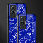 sassy smiley faces glass case for vivo x70 pro image-2