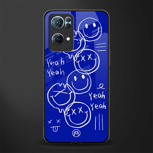 sassy smiley faces glass case for oppo reno7 pro 5g image