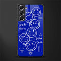 sassy smiley faces glass case for samsung galaxy s21 image