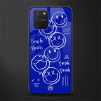 sassy smiley faces glass case for samsung galaxy s10 lite image