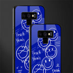 sassy smiley faces glass case for samsung galaxy note 9 image-2