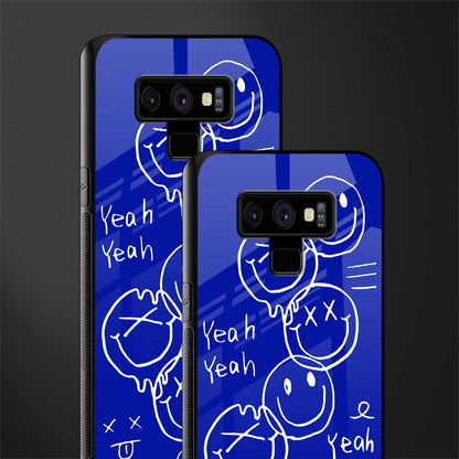 sassy smiley faces glass case for samsung galaxy note 9 image-2