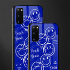 sassy smiley faces glass case for samsung galaxy s20 image-2