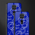 sassy smiley faces glass case for redmi note 9 image-2