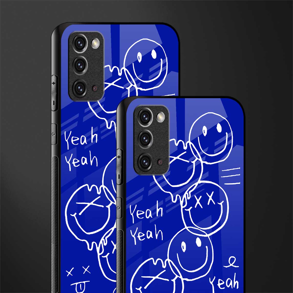 sassy smiley faces glass case for samsung galaxy note 20 image-2