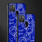 sassy smiley faces glass case for realme narzo 30a image-2